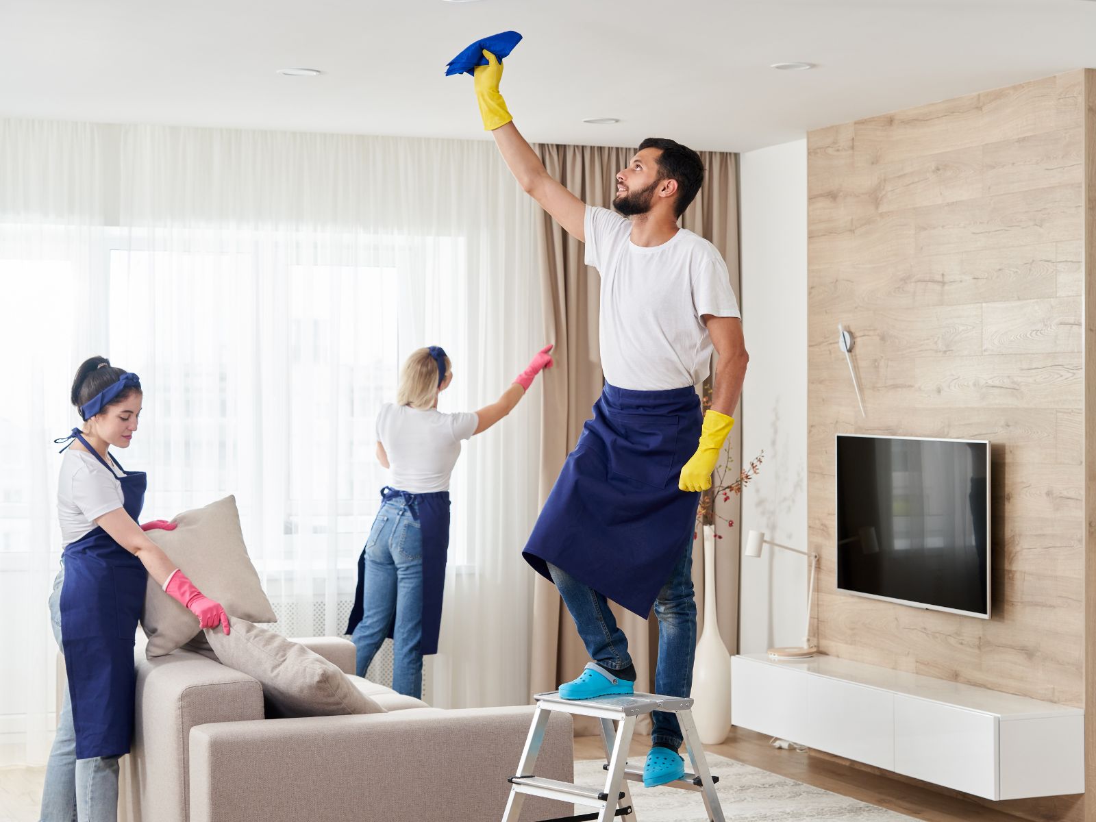 What is included in a deep cleaning service?  