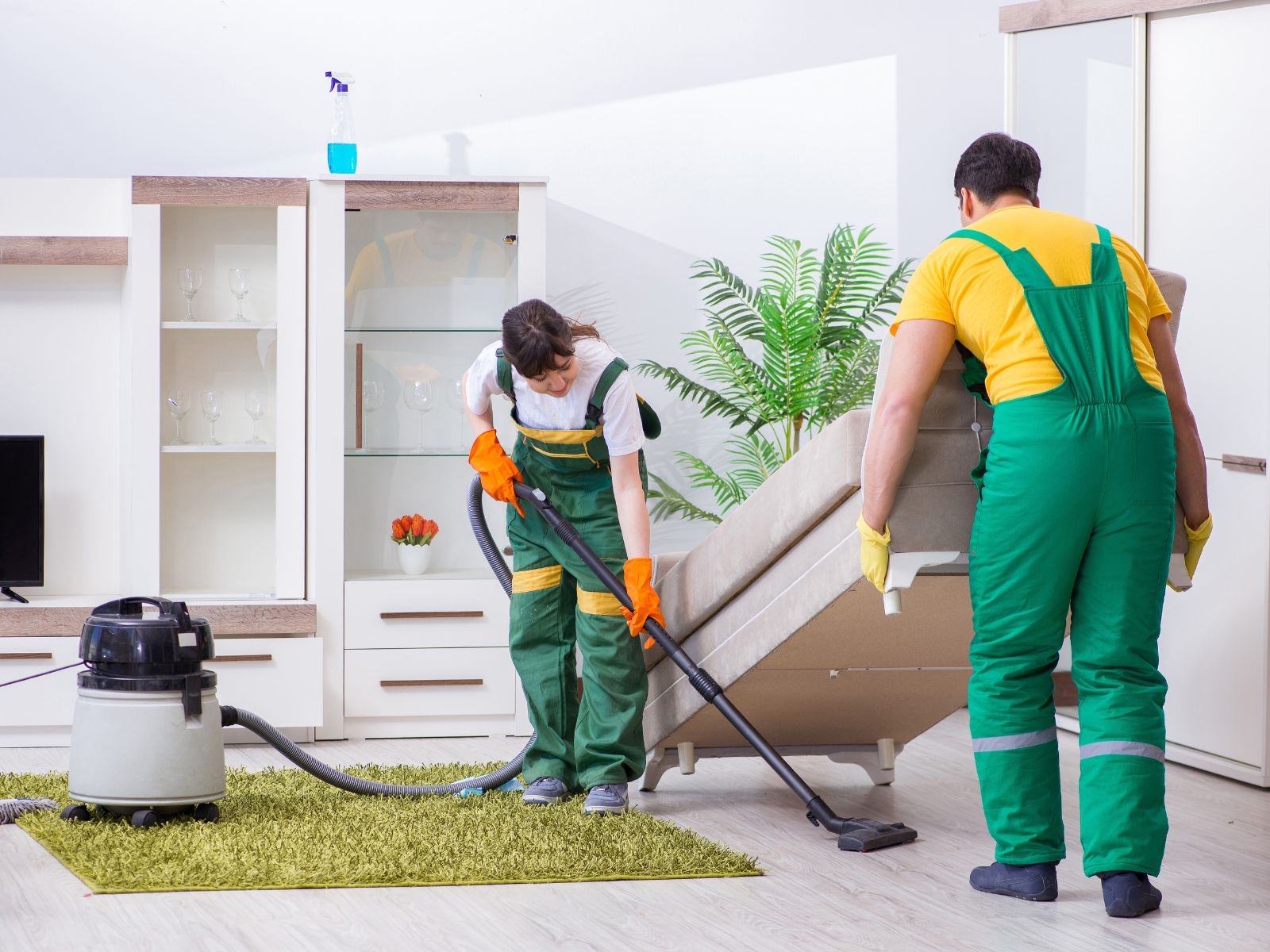 Post-Construction Cleaning to Remove Debris  